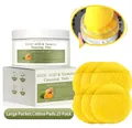 Set of 25 Turmeric and Kojic Acid cleansing finger pads for bright and glowing skin - 25-Count Boxed Cleansing Pads (Large Pocket)