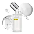 Deep Collagen Power Boosting Cream-In-Serum 30ml with glass dropper and liquid texture - 30ml