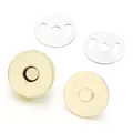 Juego de cierres magnéticos dorados con arandelas metálicas para bolsos, carteras y abrigos - 1.8cm / Dorado