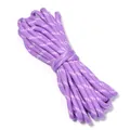 Cordoncino da polso per telefono intrecciato bicolore viola e bianco per protezione anti-smarrimento - Diametro 5mm / Viola Scuro + Bianco
