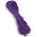 Faisceau de paracorde tressée en polyester violet foncé pour le bricolage et l'artisanat - Diamètre environ 2mm / Uni Violet