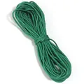 Cuerda paracord de poliéster verde vibrante de alta calidad para trenzado DIY y ropa - Diámetro aprox 2mm / Verde Sólido