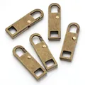 Set van 5 afneembare metalen ritstrekkers in een antieke bronzen kleur voor tassen - 铜色（小号）