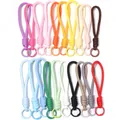 Hand-braided colorful multi-functional lanyard straps for phone, water bottle and USB drive - 5 Pieces / Random Mixed Colors