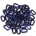 Blauwe gemarmerde acryl kettingstangen voor doe-het-zelf kettingen en accessoires. - Gradiënt Blauw Porselein