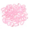Transparante roze acryl U-vormige kettingclips voor DIY sieraden en telefoons - Tweekleurig Roze