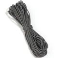 Corde de paracorde en polyester gris foncé pour le tressage DIY et les vêtements - Diamètre environ 2mm / Uni Gris