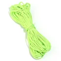Corde de parachute en polyester vert fluo pour tressage DIY et accessoires de mode - Diamètre environ 2mm / Vert Fluorescent Uni