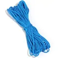 Paracorde en polyester bleu vif uni pour l'artisanat DIY et les accessoires - Diamètre environ 2mm / Uni Bleu