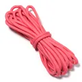Cuerda paracord de poliéster rosa coral para manualidades y accesorios de ropa - Diámetro 5mm, 5 Yardas/Paquete / Rojo Sandía