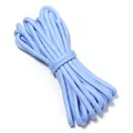 Paracord de poliéster azul claro premium para trenzado DIY, artesanía y cordones para ropa - Diámetro 5mm, 5 Yardas/Paquete / Azul