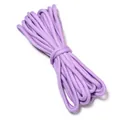 Cordón de paracord de poliéster violeta lavanda premium para manualidades y DIY - Diámetro 5mm, 5 Yardas/Paquete / Púrpura