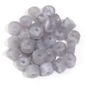 Cuentas cilíndricas de acrílico jaspeado gris para joyas y accesorios hechos a mano - Cilíndrico / Paquete de 30 / Gris claro
