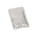 Detalle del empaque de bolsa con cremallera de papel de aluminio para kits de arcilla - 250g Arcilla Efecto Piedra en Bolsa de Aluminio / Blanco