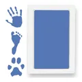 Tampone inchiostro blu senza contatto per impronte di mani bimbi e zampe animali - Medio (10.8x15.4cm) / Blu