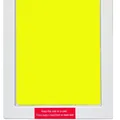 Tampone d'inchiostro giallo clean-touch per impronte mani e piedi bebè, kit ricordo pulito - Piccolo (8x12.5cm) / Giallo