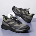 Scarpe da trekking e trail running leggere e antiscivolo da uomo in verde oliva - 38 / Stile 3309 (3309) / Verde