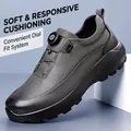 Scarpa da trekking da uomo con pratico sistema a fibbia rotante in finitura grigio scuro - 38 / Stile con Fibbia Rotante 31838 (31838) / Grigio