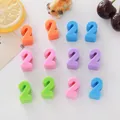 Detailed view of colorful 6mm acrylic number 2 beads for DIY jewelry and crafts - Number 2 / 6mm / Random Mixed Colors