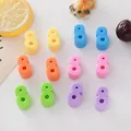 Detail of 6mm acrylic number 8 beads for DIY jewelry making in various colors - Number 8 / 6mm / Multicolor Mixed