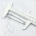 Professional oversized silver metal safety pin for DIY clothing accessories, 75mm length - Silver (75mm) / 1 Piece