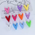 Assorted colorful 6mm V-shaped acrylic beads for DIY jewelry making and phone straps. - Letter V / 6mm Aperture / Purple