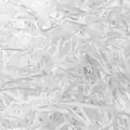 Hochwertiges weißes Seidenpapier-Füllmaterial für Geschenkkartons und Dekorationen - 50g/Packung (ca. 3mm breit) / Weiß