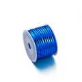 Vibrant blue metallic PET twist tie wire roll for gift packaging and food bag sealing - 1 Roll (Approx 91 Meters) / Blue