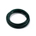 Close-up of 3.0mm dark green snake pattern polyester waxed cord for DIY jewelry - Approx 3.5mm Diameter-10 Meters / Dark Green