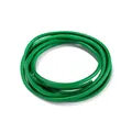 Close-up of 3.0mm green waxed cord with snakeskin texture for DIY jewelry making - Approx 3.5mm Diameter-10 Meters / Green