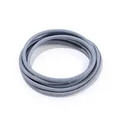 Close-up of 3.0mm grey Korean wax cord with fine snake pattern texture for DIY crafts - Approx 3.5mm Diameter-10 Meters / Light Gray
