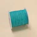 Fil de nylon turquoise 0,4mm de qualité supérieure pour bijoux DIY et nœuds chinois - 10m Sans Bobine (4g) / Bleu lac