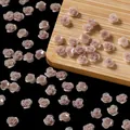 Kleine Vintage-Resin-Rosen in Altrosa für Nail Art und DIY-Handyhüllen-Dekoration - 3D Rose (AC4514) / Kleine Größe (50er Pack) / Braun