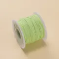 Cordon de jade vert clair 0,6 mm pour la création de bijoux DIY et le tissage artisanal - Vert clair