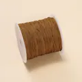 Fil de jade marron 0,4 mm n° 71 pour l'enfilage de perles DIY et le tissage de bijoux - Khaki