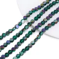Hochwertige grüne facettierte 8mm Glaskristallperlen für DIY handgefertigten Schmuck - Transparentes Dunkelgrün