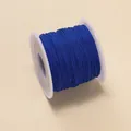 Fil de jade bleu royal de 0,6 mm pour le tissage de bijoux DIY et perles - Bleu Saphir