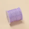 Cordon de fil de jade en nylon violet lavande 0,4 mm pour le tissage de bijoux - Violet