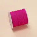 Fil de jade magenta 0.4mm pour la fabrication de bijoux DIY et nœuds - Rose rouge