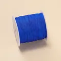 Fil de jade n° 71 bleu royal de 0,4 mm pour le tissage de bijoux DIY sur bobine - Bleu Saphir