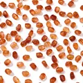Perles en acrylique ambre irrégulières pour la fabrication de bijoux DIY - 20 Pièces/Paquet / Rouge Orangé