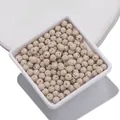 Cuentas de piedra de lava beige de 4-10 mm para la creación de joyas DIY y collares - Paquete de 10 / Piedra Volcánica - Blanco Roto / 4mm