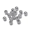 Perle rotonde in ABS galvanizzato argento per creazione gioielli fai-da-te - Argento