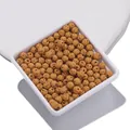 Cuentas redondas de piedra de lava volcánica porosa para joyería artesanal - Paquete de 10 / Piedra Volcánica - Naranja / 4mm
