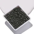Cuentas redondas de piedra volcánica gris porosa para hacer joyas - Paquete de 10 / Piedra Volcánica - Verde Oliva / 4mm