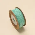 1mm muntgroen katoenen koord voor DIY sieraden maken en vlechten op kartonnen spoel - 1mm (ca. 26m/27g) / Meerblauw