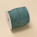 Cordon de jade tressé vert foncé de 1 mm sur bobine pour la fabrication de bijoux DIY - 1mm/260m environ 173g / Vert Lac