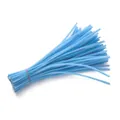 Macaron blue pipe cleaners for DIY handmade crafts and creative bouquet materials - 20 Pieces / Light Blue