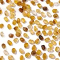Perles irrégulières en acrylique ambre imitation pierre pour projets de bijoux DIY - 20 Pièces/Paquet / Ambre