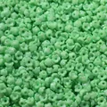 Perles de muguet en acrylique vert menthe 6mm pour la création de bijoux DIY chic - Pack de 100 / Vert